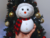 Boneco de neve decoração natalina