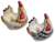 GALINHA CAIPIRA PORTA OVOS CERAMICA ESMALTADA DECORADA RETRÔ - comprar online