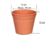 5 VASO BARRO CERÂMICO CACHEPOT N.2 JARDIM E FLORES - comprar online
