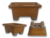 VASO BONSAI CERAMICO 16X14X08CM RETANGULAR - Loja Minu | Decoração Casa e Jardim