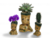 VASO CACHEPOT GROOT KIT 3UN CERÂMICA ENFEITE E DECORAÇÃO