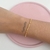 Pulseira brilhosa - Dourado