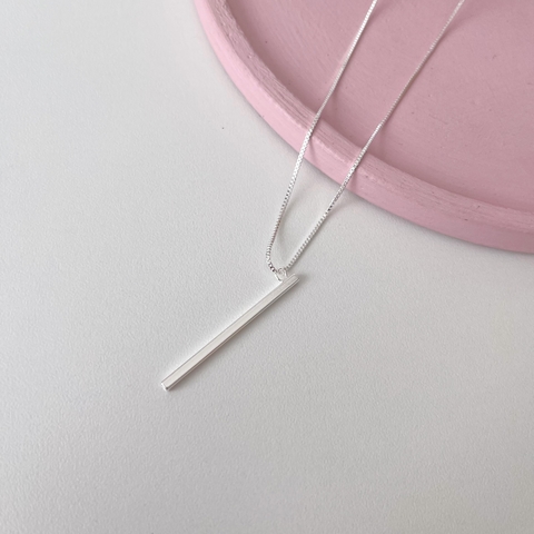 Colar tubinho - Prata