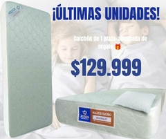 COLCHON JOSEN MAJESTUOSO 1 PLAZA + ALMOHADA DE REGALO (SUPER OFERTA)