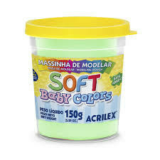 MASA DE MOLDEAR SOFT 150G VERDE BEBE [07315-0810]