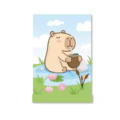 ANOTADOR CON SOLAPA CAPIBARA - ESTRELLA, MATE, CUTE, BAILARINA [1005A] - NoraGus