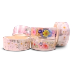 CINTA ADHESIVA X 5 FLORES 1.5CM X 2MT [24862] - comprar online
