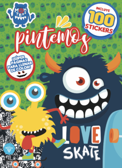 COLORING CON STICKER PINTEMOS MOUNSTROS [5502]