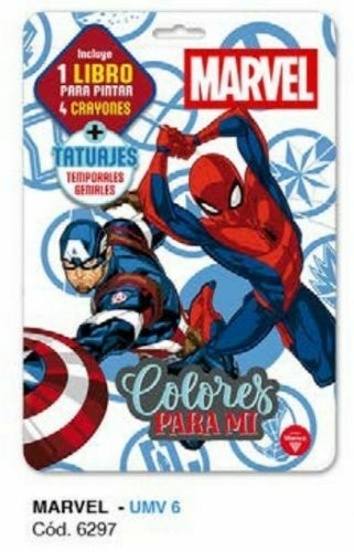 FLOW PACK COLORES PARA MI TATTOOS - MARVEL [VE6297] - comprar online