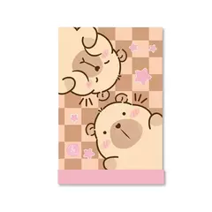 ANOTADOR CON SOLAPA CAPIBARA - ESTRELLA, MATE, CUTE, BAILARINA [1005A] en internet