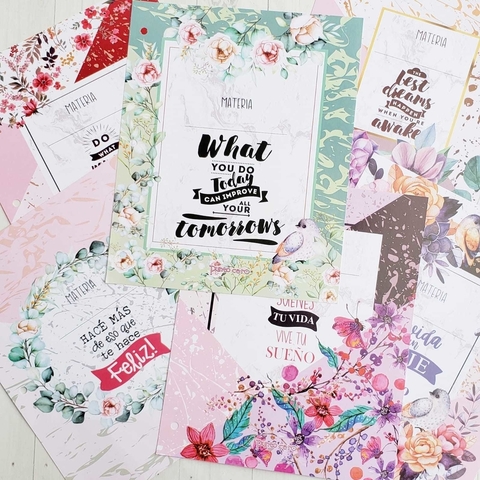 SEPARADORES A4 X 6 UNID. [CÓDIGO 217 - PAJAROS]