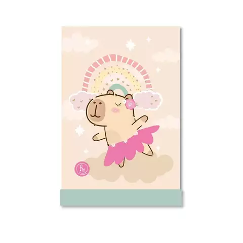 ANOTADOR CON SOLAPA CAPIBARA - ESTRELLA, MATE, CUTE, BAILARINA [1005A] - comprar online