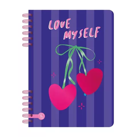 CUADERNO A5 15X21 RAYADO TRENDY - LOVE MYSELF [1017G]