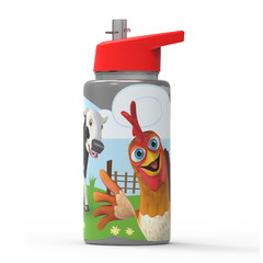 BOTELLA 500 ML STRAW TOP CANCIONES DE LA GRANJA