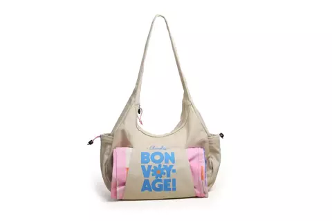 BOLSO DE PLAYA LOLA CHIMOLA - WHITE, BLUE, ARENA, BLACK [BP132X] - comprar online