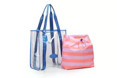 BOLSO DE PLAYA CANDE CHIMOLA - BLUE, GREEN, BLACK, PURPLE [BP133X] - tienda online