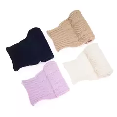 BUFANDA TEJIDA DE OCHOS - NEGRO, BLANCO, LILA, BEIGE [BU0042Z] - comprar online