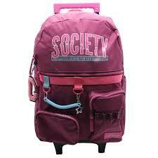 MOCHILA CRESKO 18 CON CARRO SOCIETY CON LLAVERO [CK867]