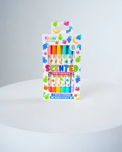 RESALTADORES DOBLE TRAZO PERFUMADOS X 6 - KIRUKI [180007]