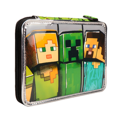 CARTUCHERA PVC MINECRAFT 1 PISO INCLUYE UTILES [MI512]