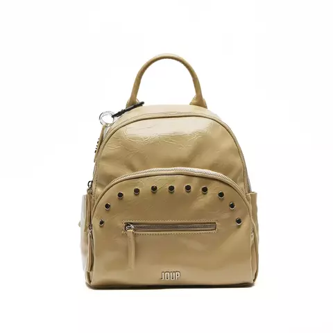 MOCHILA PU CON TEXTURA CON TACHAS Y LLAVERO EXTRAÍBLE - BEIGE [MO0110J] - comprar online