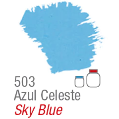 PINTURA ACRILICA MATE 60ML AZUL CELESTE [03560-0503] - comprar online