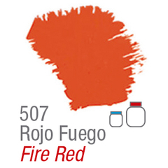 PINTURA ACRILICA MATE 60ML ROJO FUEGO [03560-0507] - comprar online