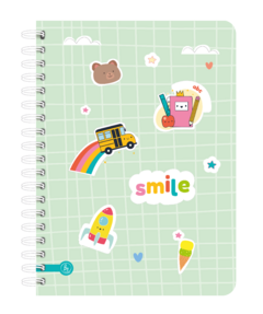 CUADERNO 15X21 SEMI FLEX RAYADO ESCOLAR - ICONOS [1085G] - comprar online