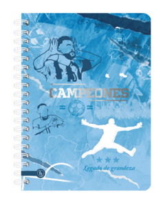CUADERNO 15X21 SEMI FLEX RAYADO ARGENTINA - CAMPEONES [1089A] - comprar online