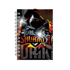 CUADERNO ESCOLAR RAYADO [CÓDIGO PC8065 - SHURIKEN RAYADO 21 X 27 CM]