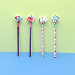 LÁPICES CON TOPPER DINO PARTY - DISPLAY X 24 [WE3119]