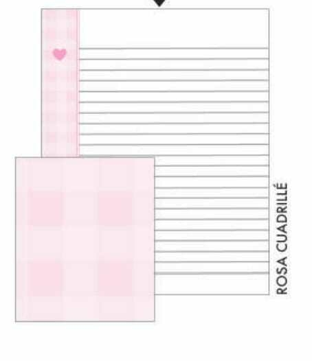 REPUESTO N°3 RAYADO C/DISEÑO ROSA CUADRILLE [PC10622]