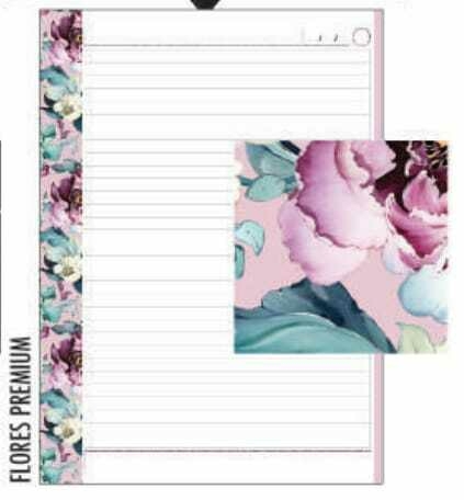 REPUESTO A4 C/DISEÑO RAYADO FLORES PREMIUM [PC10934]