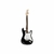 Guitarra eléctrica Leonard LE362 stratocaster black de aliso con diapasón de palo de rosa