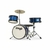 Bateria Niños 3 Cuerpos Platillo Pedal Banqueta Y Palillos Color Azul