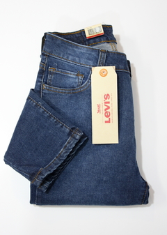 721 High Rise Skinny Dark Blue - Levis
