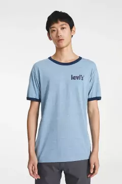 Remera Classic Ringer Azul claro - Levis