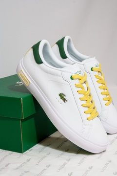 Zapatillas - LACOSTE Powercourt bca/vde/ama en internet