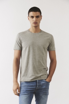 Remera Basica o Rocha Gris Melange Liso - Bensimon - comprar online