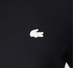 Chomba Polo Cuello Estampado Negro - Lacoste - tienda online