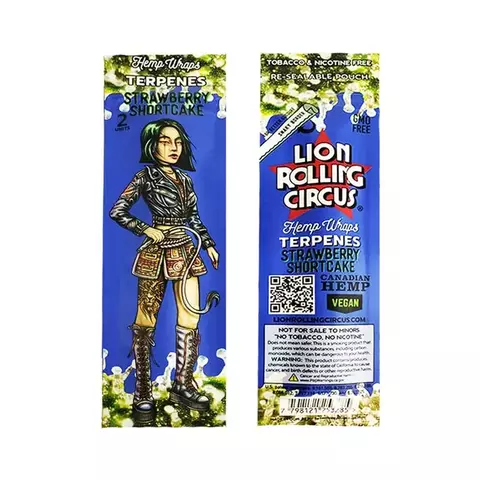 LION HEMP WRAP TERPENES STRAWBERRY SHORTCAKE - comprar online