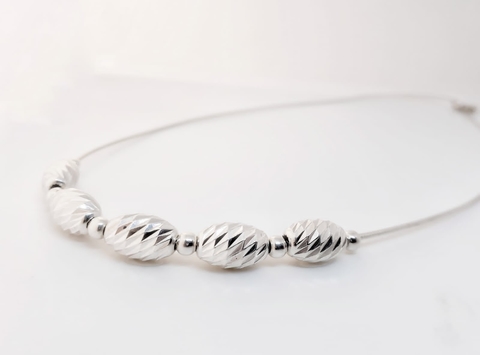 Cadena gargantilla plata Europea