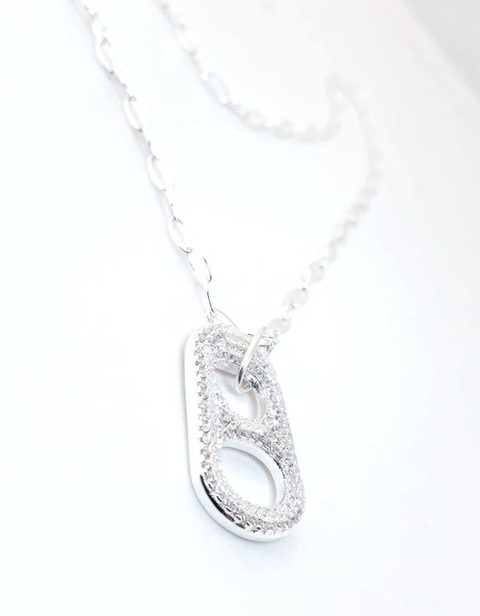 Cadena gargantilla chapita