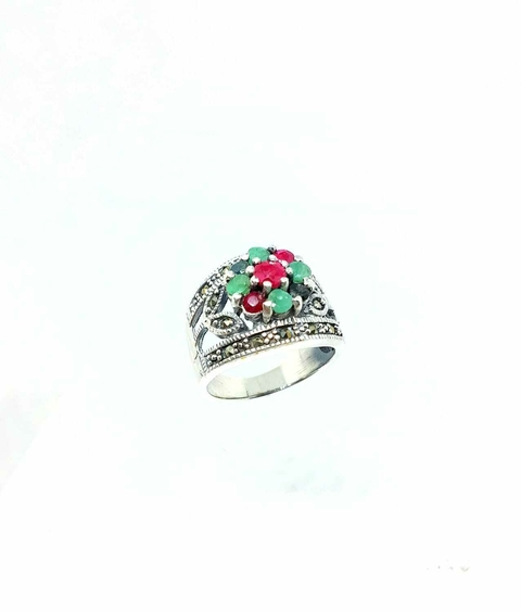 Anillo flor marquesitas