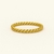 Anillos hilo de oro torzado