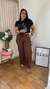 Calça Cargo em Linho - Mabelle Closet