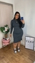 Vestido Midi Manga Longa Com Fenda - comprar online