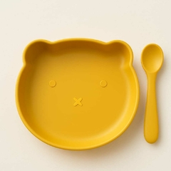 Plato oso + cuchara - Mi Conejo Pepito