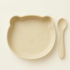 Plato oso + cuchara - tienda online
