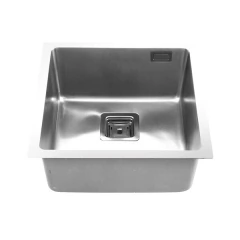 PILETA COCINA 304 ESSENTIA 640 SILVER (45X45X20) MI PILETA - comprar online